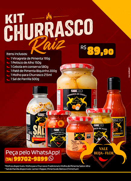 KIT CHURRASCO RAIZ