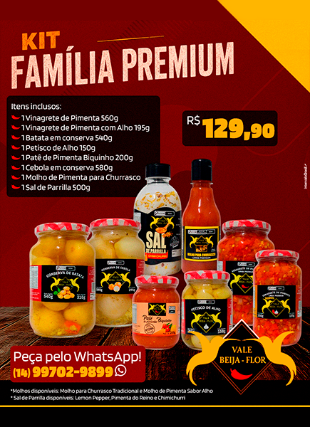 KIT FAMÍLIA PREMIUM