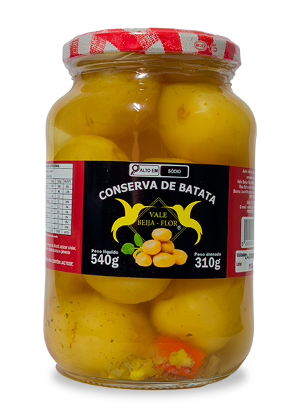 batata em conserva